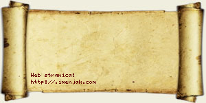 Tamara Hrnjaković vizit kartica